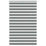 vidaXL Rullgardin zebra mörkgrå 150x200 cm tyg bredd 145,9cm polyester