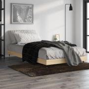 vidaXL Sängram utan madrass sonoma-ek 90x190 cm konstruerad trä