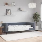 vidaXL Dagbädd mörkgrå 90x200 cm sammet