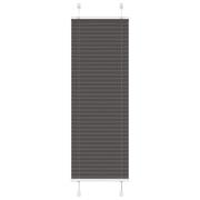 vidaXL Plisserad persienn svart 40x150 cm tyg bredd 39,4cm polyester