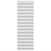 vidaXL Rullgardin zebra ljusgrå 85x200 cm tyg bredd 80,9 cm polyester