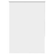 vidaXL Rullgardin mörkläggning vit 110x130 cm tygbredd 105,7 cm