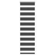 vidaXL Rullgardin zebra svart 45x150 cm tyg bredd 40,9 cm polyester