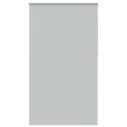 vidaXL Rullgardin mörkläggning ljusgrå 135x210 cm tyg bredd 131,6 cm
