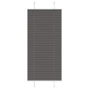 vidaXL Plisserad persienn svart 55x150cm tyg bredd 54,4cm polyester
