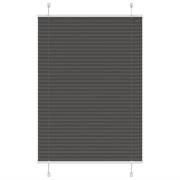 vidaXL Plisserad persienn svart 90x150 cm tyg bredd 89,4 cm polyester