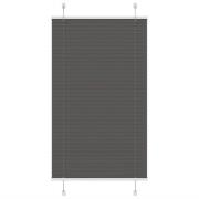 vidaXL Plisserad persienn svart 70x150 cm tyg bredd 69,4 cm polyester