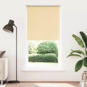 vidaXL Rullgardin mörkläggningsbeige 105x230 cm tyg bredd 100,7 cm