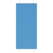 vidaXL Plisserad persienn blå 90x200 cm tyg bredd 89,4 cm polyester