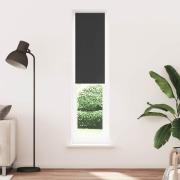 vidaXL Rullgardin mörkläggning svart 55x210 cm tyg bredd 50,7 cm
