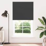 vidaXL Rullgardin mörkläggning svart 125x230 cm tyg bredd 121,6 cm