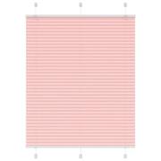 vidaXL Plisserad persienn rosa 110x150 cm tyg bredd 109,4cm polyester