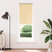 vidaXL Rullgardin mörkläggningsbar beige 70x230 cm tyg bredd 65,7 cm