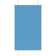 vidaXL Plisserad persienn blå 70x150 cm tyg bredd 69,4 cm polyester