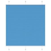 vidaXL Plisserad persienn blå 120x100 cm tyg bredd 119,4cm polyester
