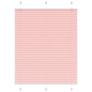 vidaXL Plisserad persienn rosa 105x100 cm tyg bredd 104,4cm polyester