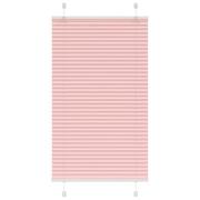 vidaXL Plisserad persienn rosa 75x150 cm tyg bredd 74,4 cm polyester