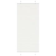 vidaXL Plisserad persienn vit 100x200 cm tyg bredd 99,4 cm polyester