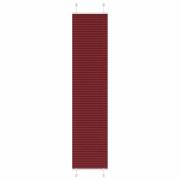 vidaXL Plisserad persienn Bordeaux röd 45x200 cm tyg bredd 44,4 cm