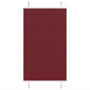 vidaXL Plisserad persienn Bordeaux röd 70x150 cm tyg bredd 69,4 cm