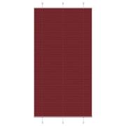 vidaXL Plisserad persienn Bordeaux röd 110x200 cm tyg bredd 109,4 cm