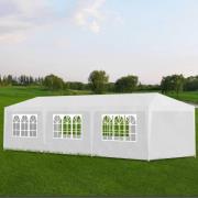 vidaXL Partytält 3x9 m vit