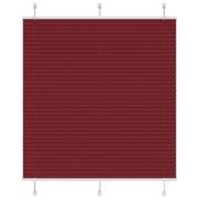 vidaXL Plisserad persienn Bordeaux röd 115x150 cm tyg bredd 114,4 cm