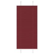 vidaXL Plisserad persienn Bordeaux röd 55x150 cm tyg bredd 54,4 cm