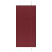 vidaXL Plisserad persienn Bordeaux röd 65x100cm tyg bredd 64,4cm