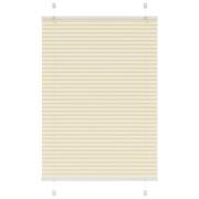 vidaXL Plisserad persienn cremefärgad 90x100 cm tyg bredd 89,4 cm