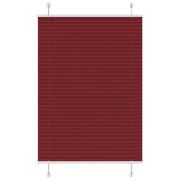 vidaXL Plisserad persienn Bordeaux röd 95x150 cm tyg bredd 94,4 cm