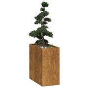 vidaXL Planteringskärl rostig 40x80x80 cm väderbeständigt stål