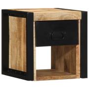 vidaXL Sängbord 40x35x40 cm massivt grovt trä mango