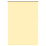 vidaXL Rullgardin mörkläggningsgul 95x130 cm tyg bredd 90,7 cm
