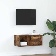 vidaXL TV-bänk rökt ek 60x31x25,5 cm konstruerat trä