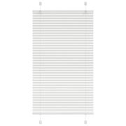 vidaXL Plisserad persienn vit 75x150 cm tyg bredd 74,4 cm polyester