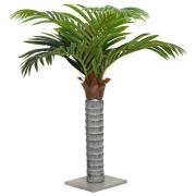vidaXL Konstgjord palm 12 blad 150 cm grön