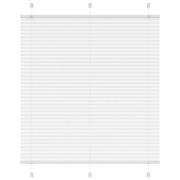 vidaXL Plisserad persienn vit 115x150 cm tyg bredd 114,4cm polyester