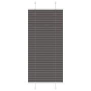 vidaXL Plisserad persienn svart 60x100cm tyg bredd 59,4cm polyester