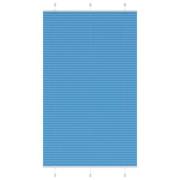 vidaXL Plisserad persienn blå 120x200 cm tyg bredd 119,4cm polyester