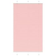 vidaXL Plisserad persienn rosa 115x200 cm tyg bredd 114,4cm polyester