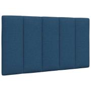 vidaXL Headboard Cushion "Hanko" Blue 80 cm Fabric