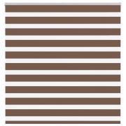 vidaXL Rullgardin zebra brun 150x100 cm tyg bredd 145,9 cm polyester