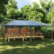 vidaXL Professionellt partytält 4x6 m grön 90 g/m²