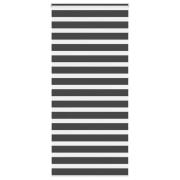 vidaXL Rullgardin zebra svart 105x230 cm tyg bredd 100,9 cm polyester