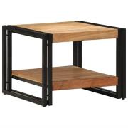 vidaXL Soffbord 50x50x38 cm massivt trä akacia