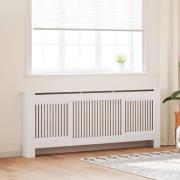 vidaXL Elementskydd MDF vit 205 cm