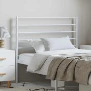 vidaXL Huvudgavel metall vit 100 cm