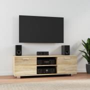 vidaXL Tv-bänk sonama-ek 120x40,5x35 cm konstruerat trä