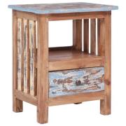 vidaXL Sängbord 41x30x50 cm massivt mahognyträ